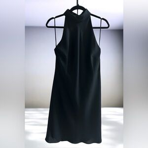 Evan Picone Elegant Black Backless Dress